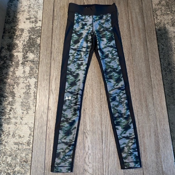 Under Armour Heatgear Compression Leggings Armour Printed - Picture 1 of 11